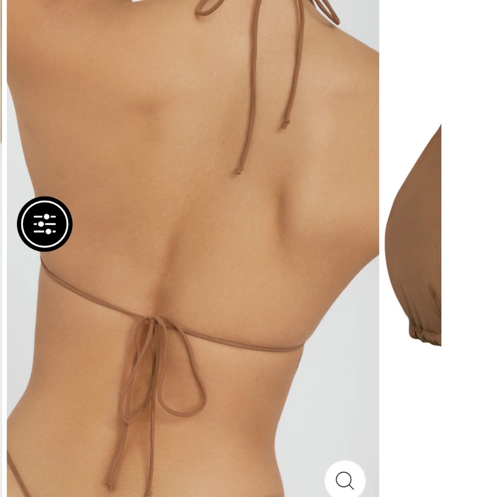 Riot Swim Set Bikini Top and bottom in the shade Brown Sugar - Picture 3 of 6